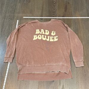 Pink Lily Cozy Brown Fleece size XL